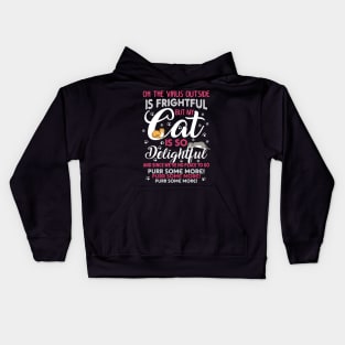 Merry Catmas. Cats Christmas Gift. Kids Hoodie